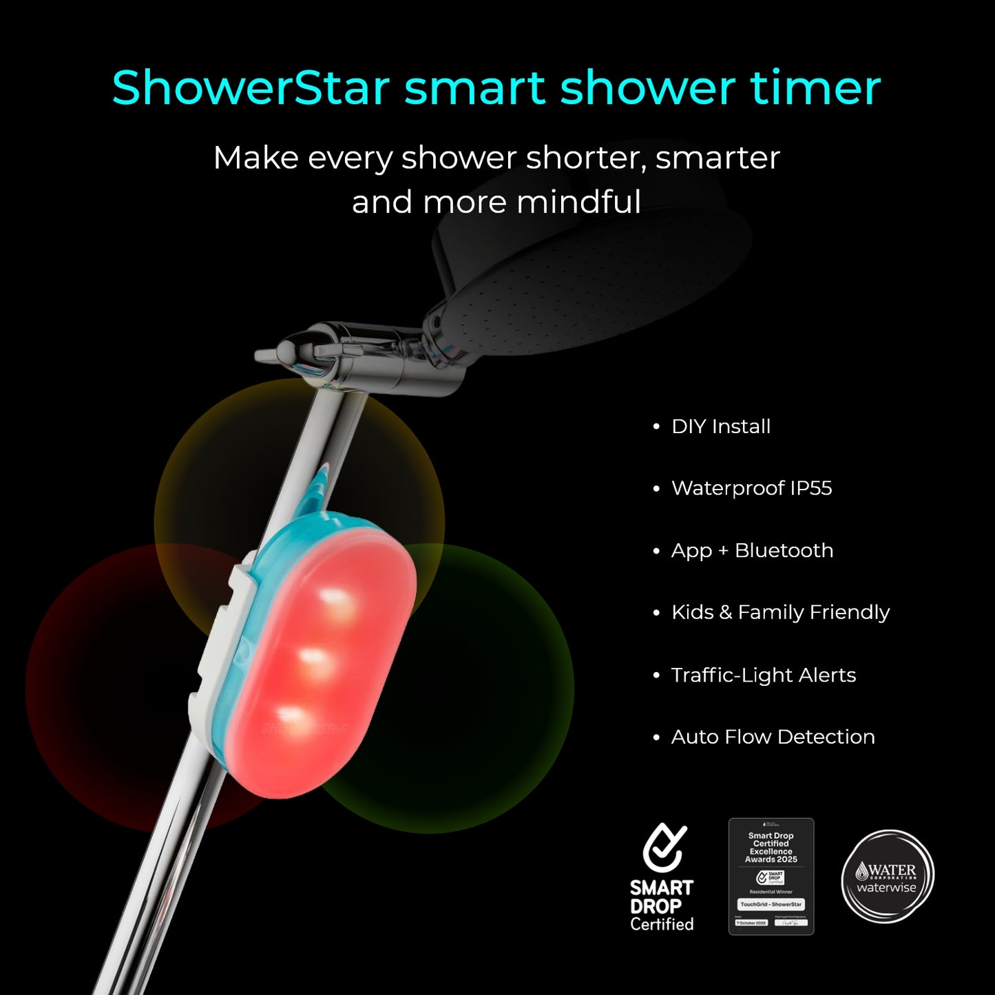 ShowerStar Shower Timer and App