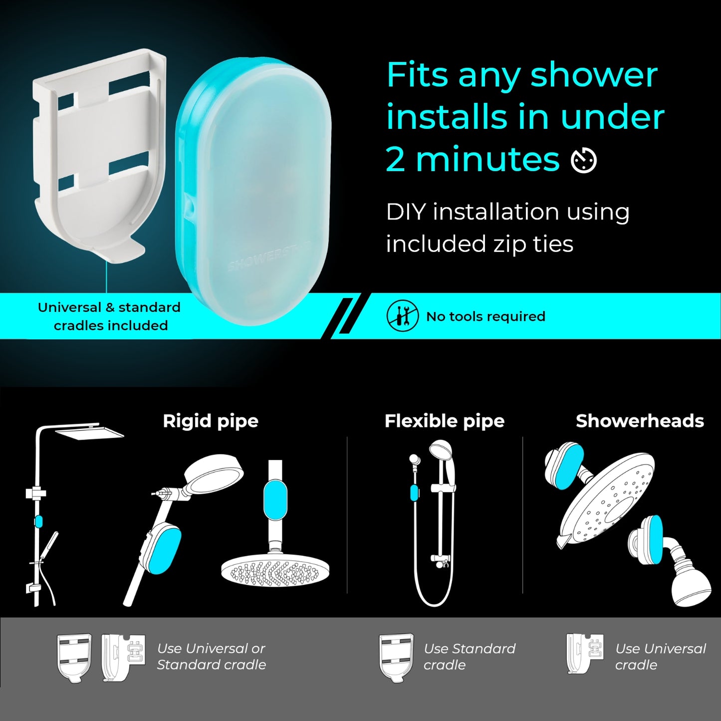 ShowerStar Shower Timer and App